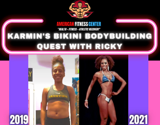 Women's Bikini Bodybuilding Competition Prep in Alpharetta, Fayetteville, Peachtree City, Roswell, and Snellville, GA - American Fitness Center