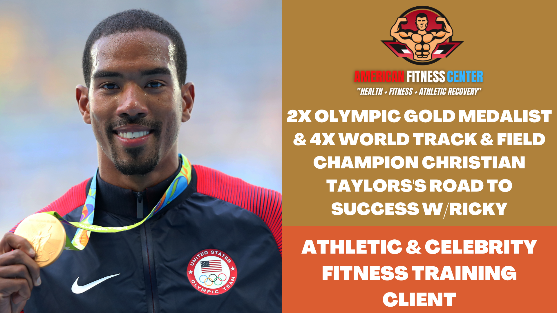 Christian Taylor - Olympic Gold Medalist - Celebrity Fitness Training in Atlanta, GA